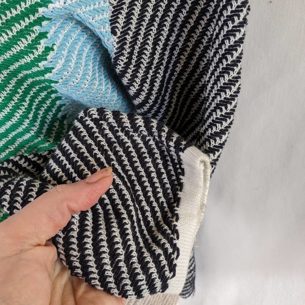Etcetera Sweater Block Color Size Medium - image 7